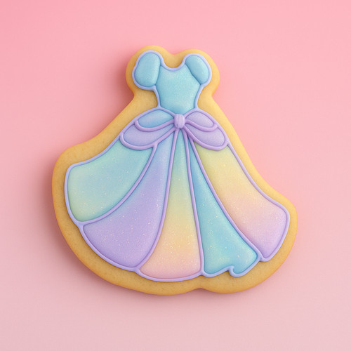 Princess dress cookie cutter - princess,